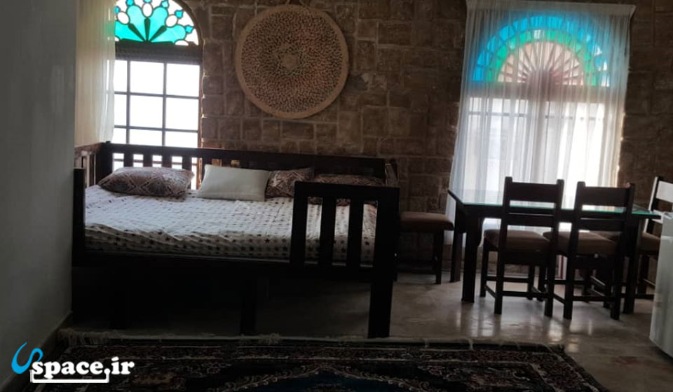 نمای داخلی اتاق فیروزه 1 اقامتگاه بوم گردی تاره -  بوشهر